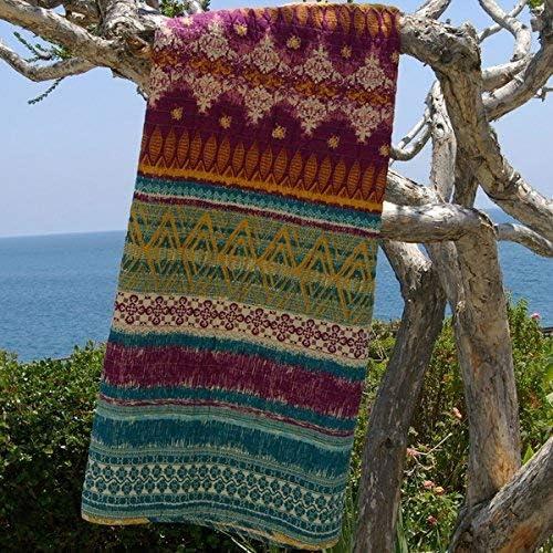 Southwest 100% Cotton Reversible Quilted Throw