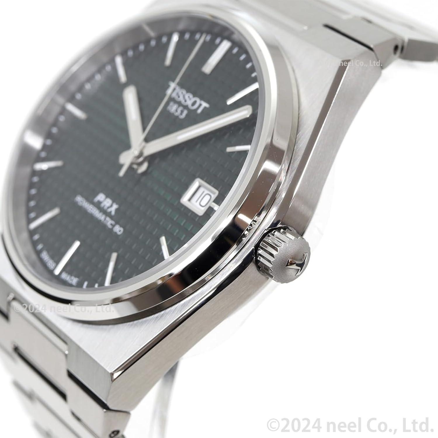 Tissot PRX Powermatic 80 Automatic Green Dial Men's Watch T137.407.11.091.00