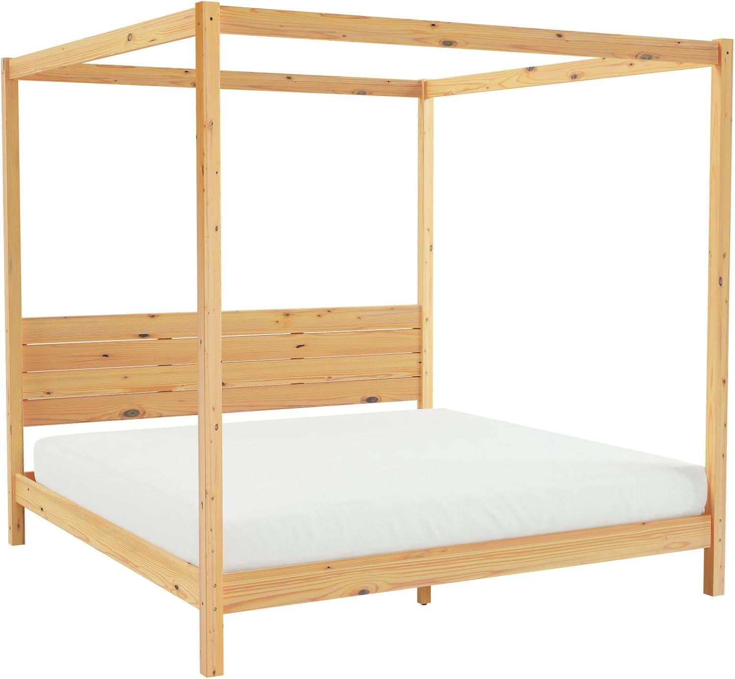Modica Solid Wood Canopy Bed