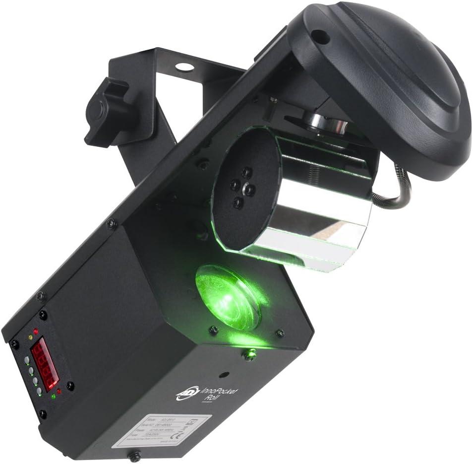 American DJ ADJ Inno Pocket Roll 12W LED DMX Mini Barrel Mirrored Scannner Light