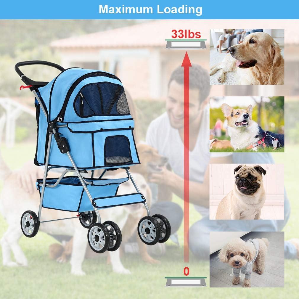 Foldable Pet Jogger Stroller