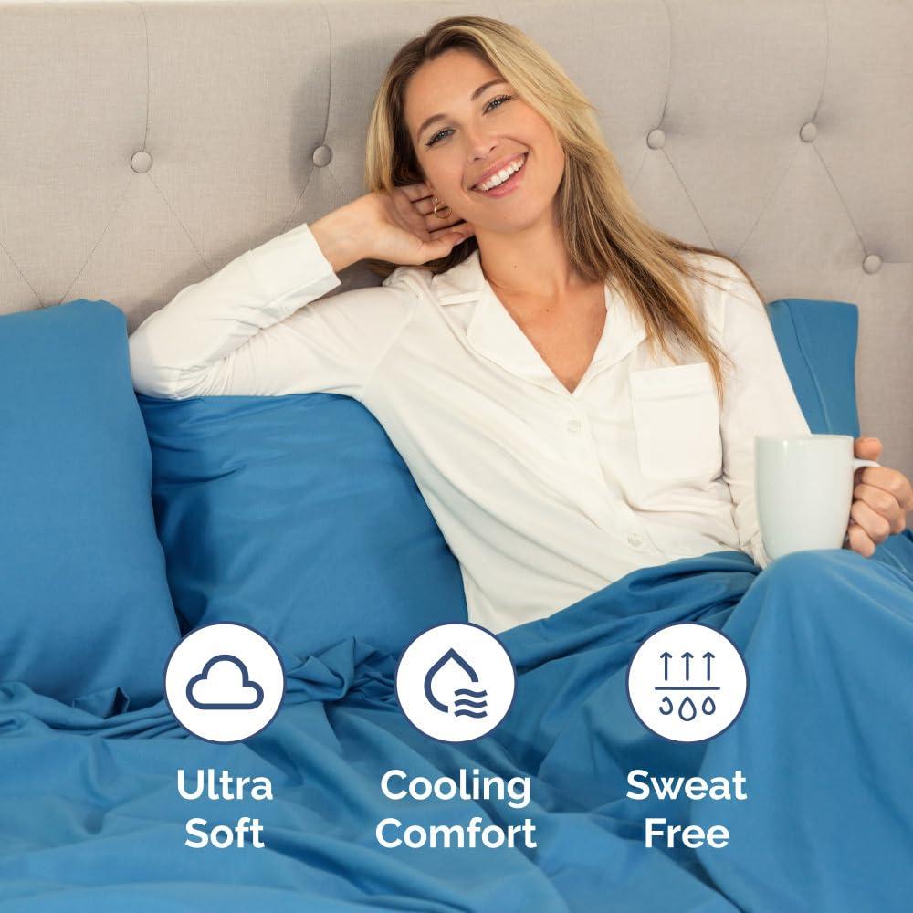 CGK Linens Extra Deep Pocket luxury Sheet Set - Solid Ultra Soft & Cooling Sheet Sets