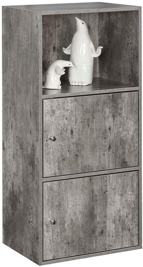 Convenience Concepts Xtra Storage 2 Door Cabinet with Shelf, Faux Birch