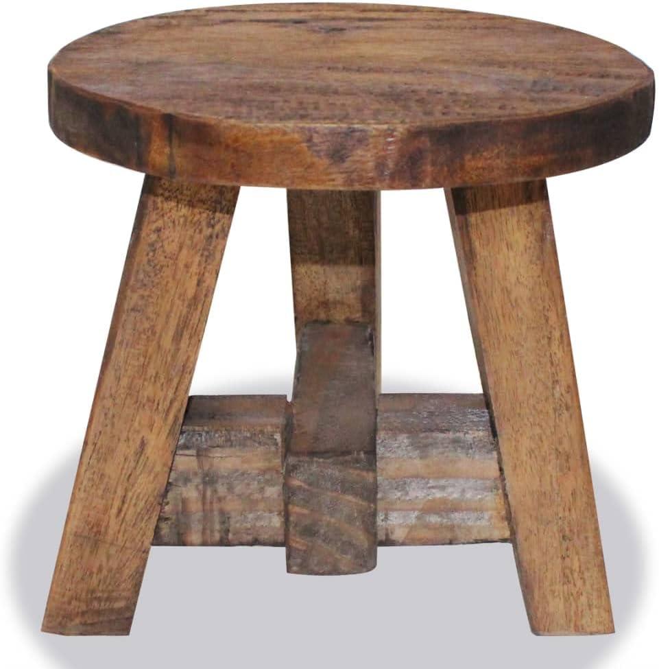 VidaXL VidaXL Stool Solid Reclaimed Wood