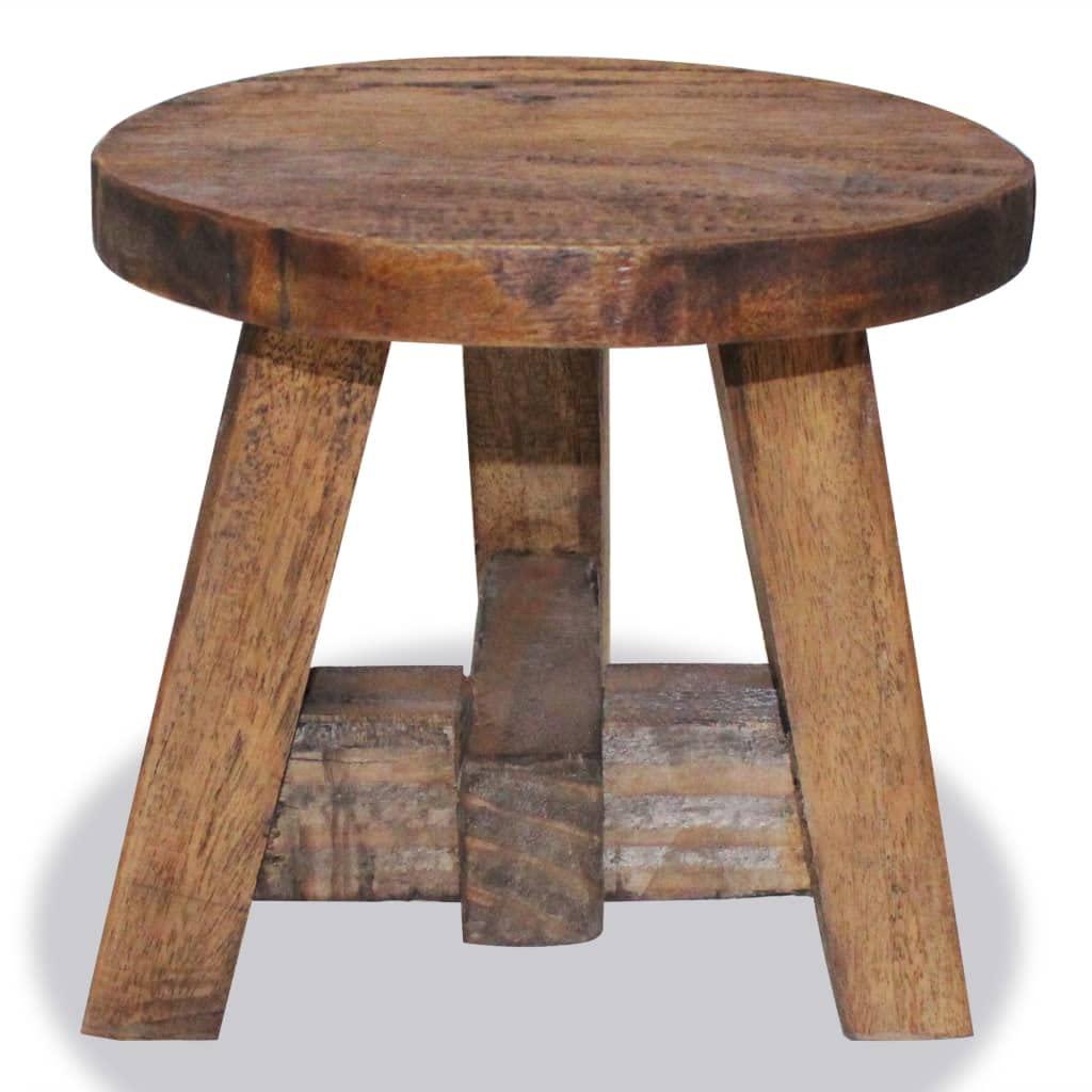 VidaXL VidaXL Stool Solid Reclaimed Wood