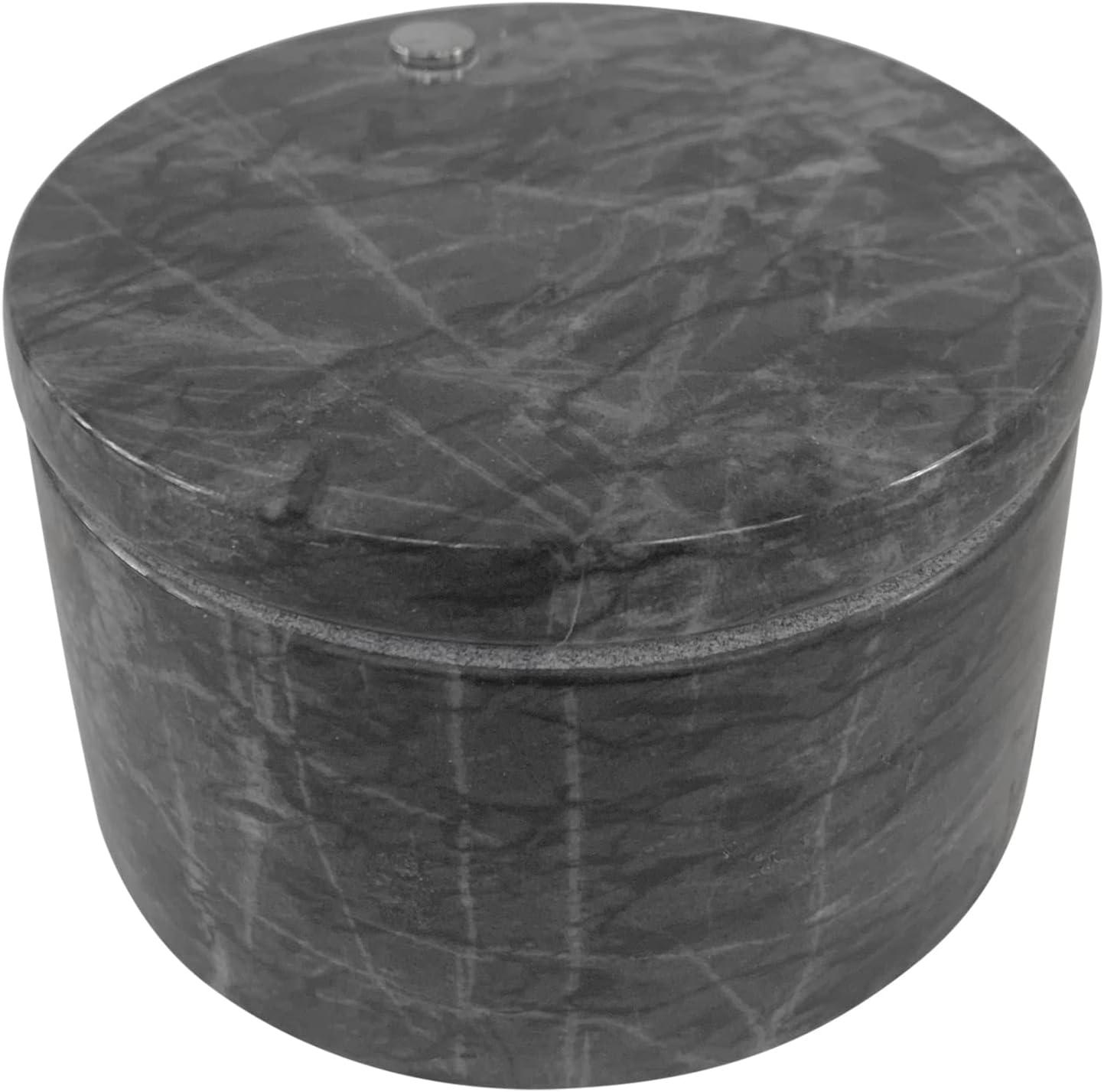 Fox Run Brands Fox Run Marble Double Salt Cellar, Black
