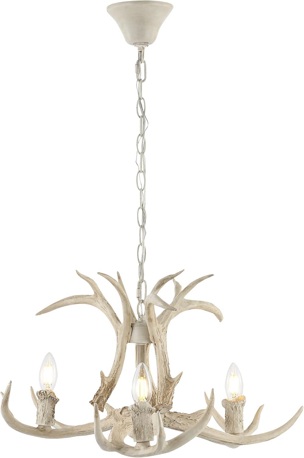 Cenwyn Chandelier - Antique White - Safavieh.