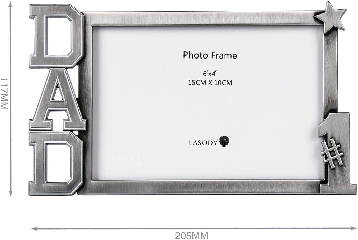 LASODY Dad Picture Frame-Dad gifts,Dad Gifts From Daughter,Dad Birthday Gifts 3x3 inch