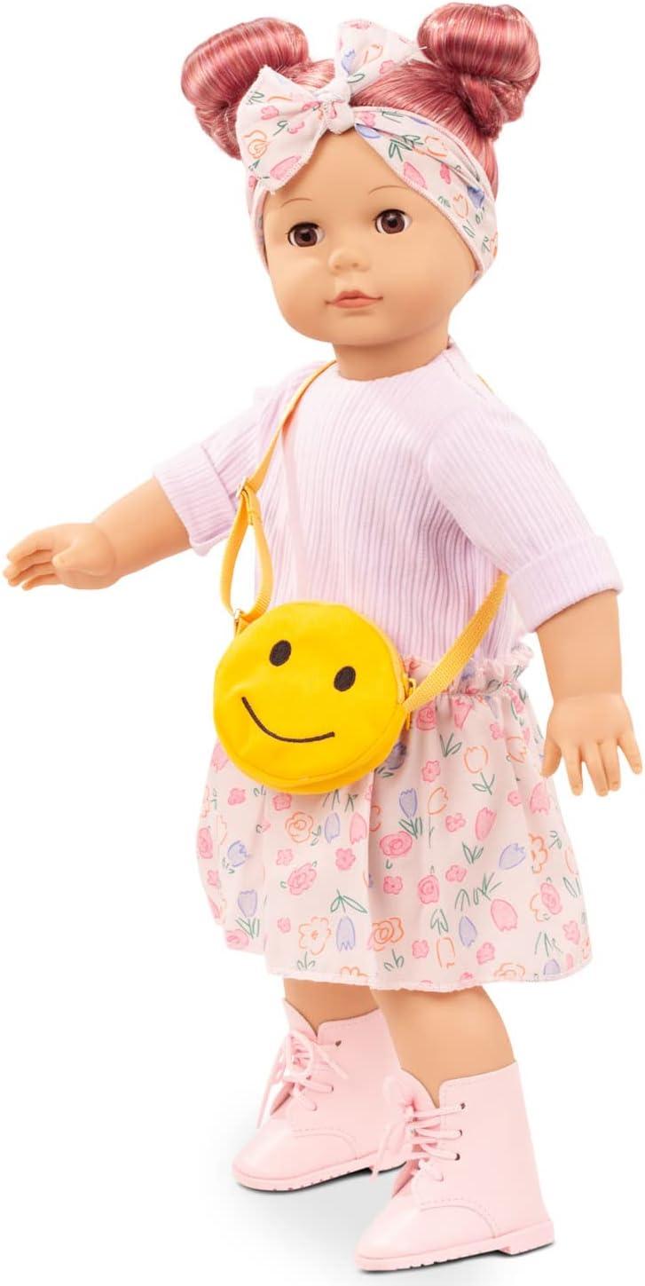 Precious Day Leni 18" Soft Body Standing Doll w/ Long Pink Hair to Wash & Style