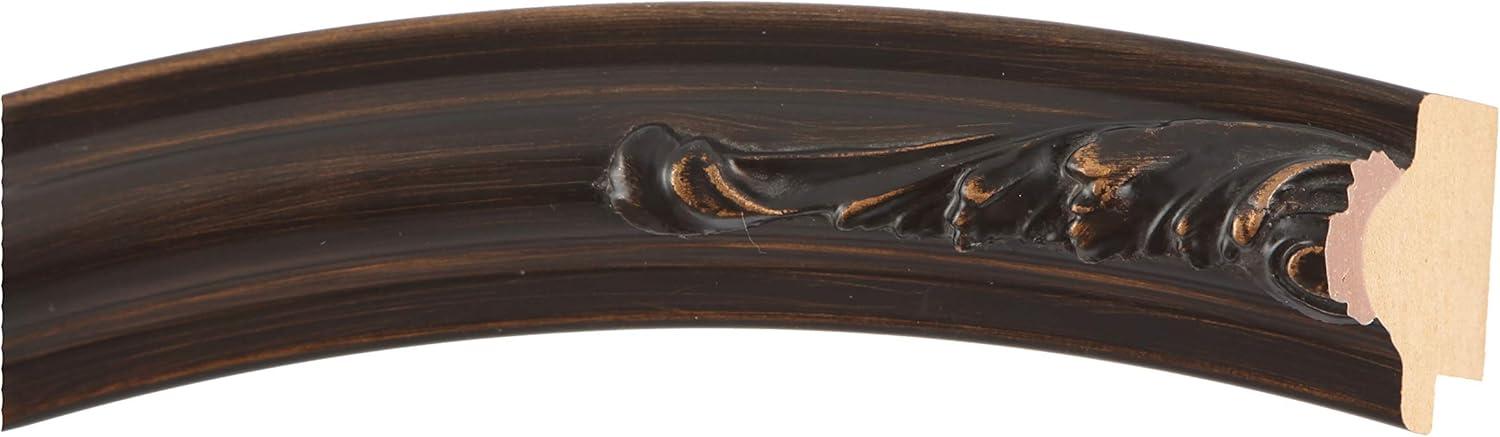 OVALCREST by The OVALCREST Mirror Store Florence Framed Oval Mirror in Rubbed Bronze - Antique Bronze 19x23