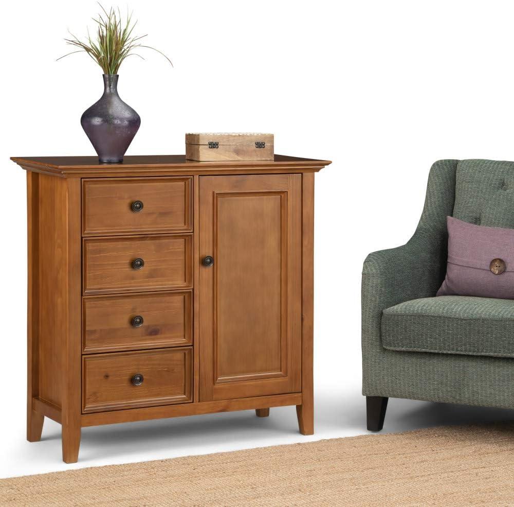Simpli Home Amherst Solid Wood Accent Cabinet