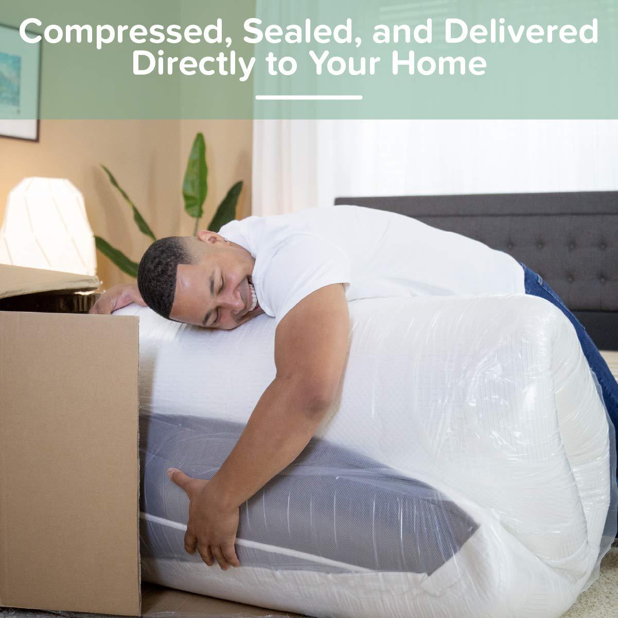 Perfect Cloud Colchón de Memory Foam de Elegancia Colchón de Cama Refrescante de Firmeza Media de 12", Full