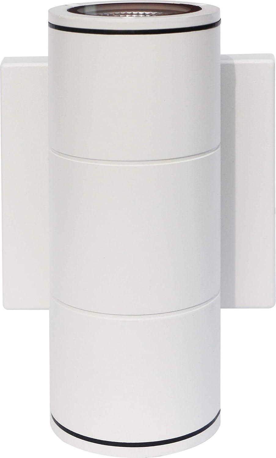 Nuvo Lighting 68086 - 2 Light LED Small Up and Down Sconce Fixture White Finish 10W 120/277V Outdoor Sconce LED Fixture