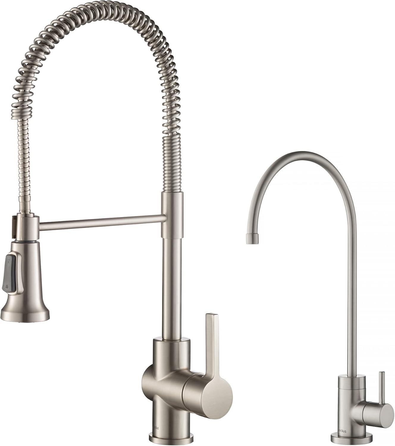 KRAUS Britt Single Handle Commercial Style Kitchen Faucet