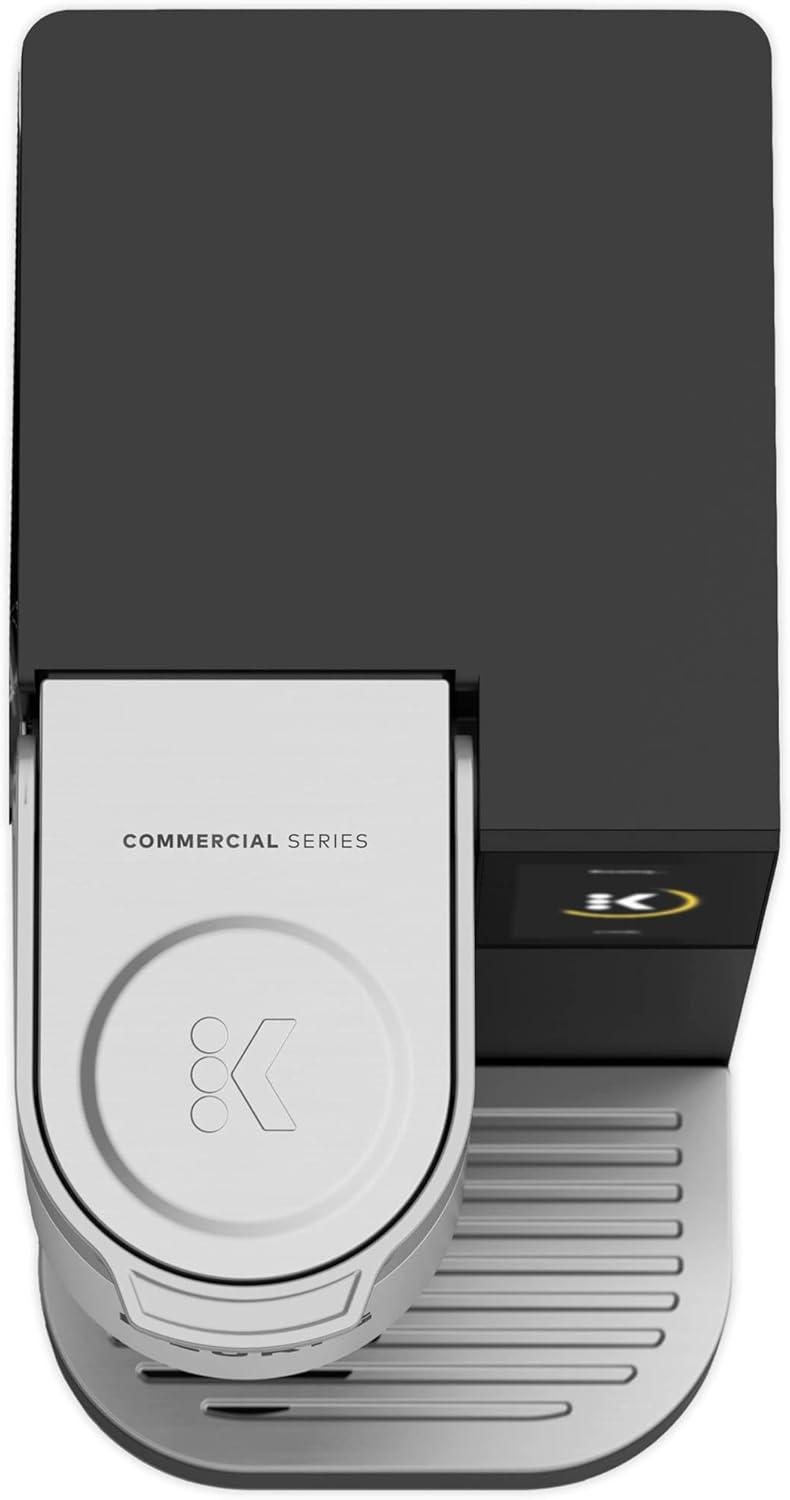 Modern Commercial 5-Cup Programmable Coffeemaker in Black and Silver