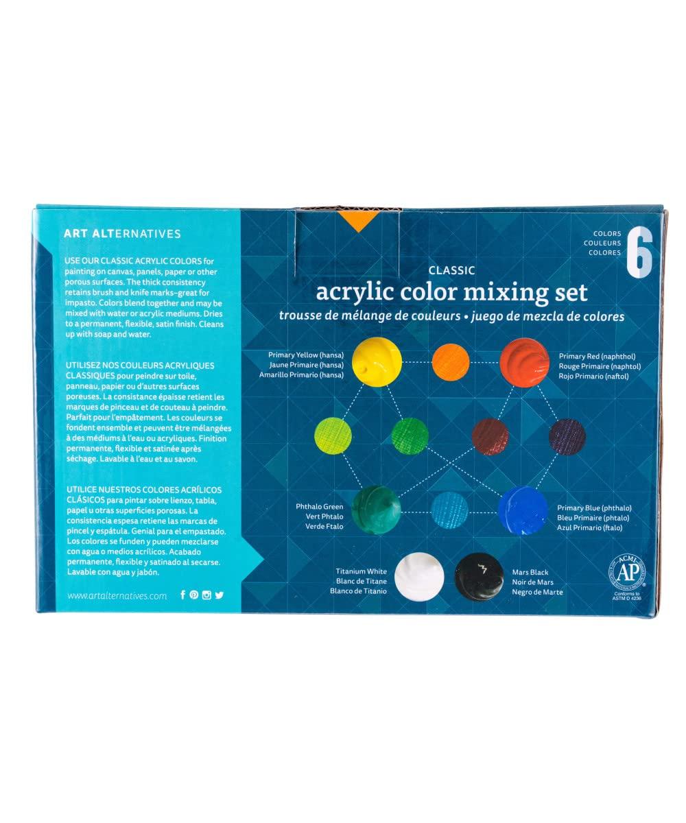Art Alternatives Studio Acrylic, 6 Color Set