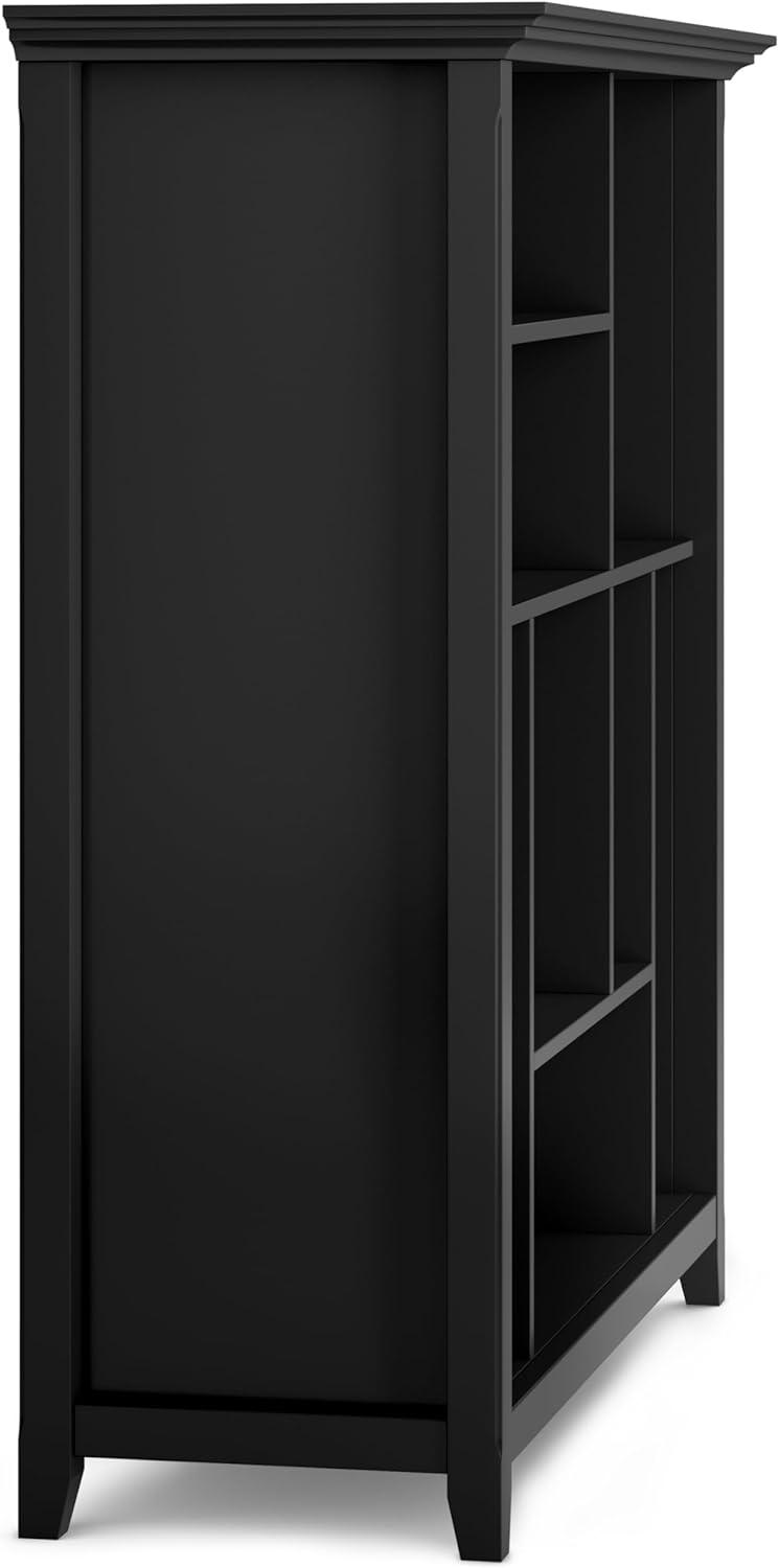 Simpli Home Amherst Solid Wood Multi Cube Bookcase And Storage Unit In Black