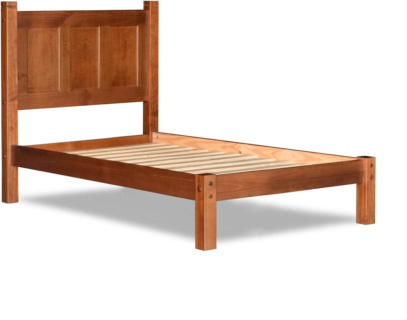 Shaker Solid Wood Panel Bed