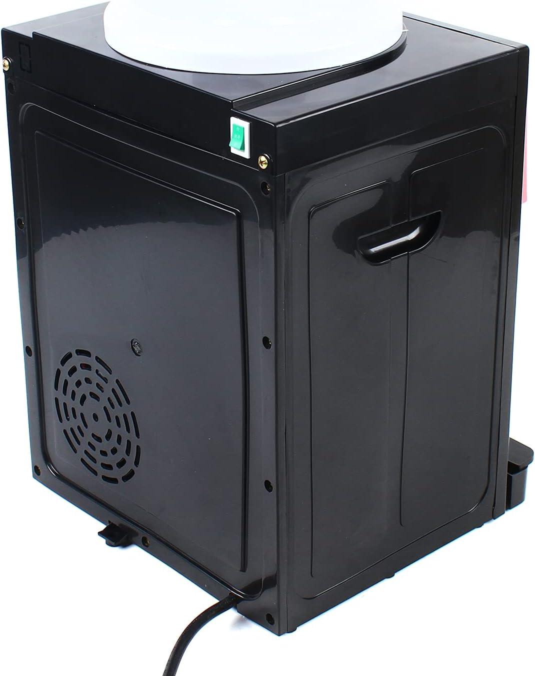 Water Dispenser Top Loading , Countertop Hot and Cold Temperature Water Cooler for Home Office Use 110V Pink and Black 46.4-203℉