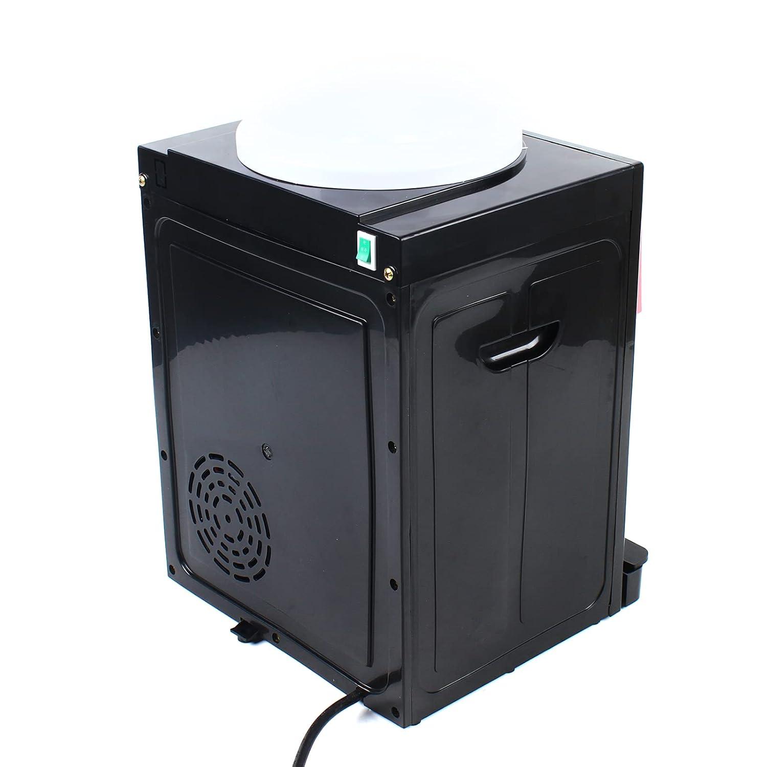 Water Dispenser Top Loading , Countertop Hot and Cold Temperature Water Cooler for Home Office Use 110V Pink and Black 46.4-203℉