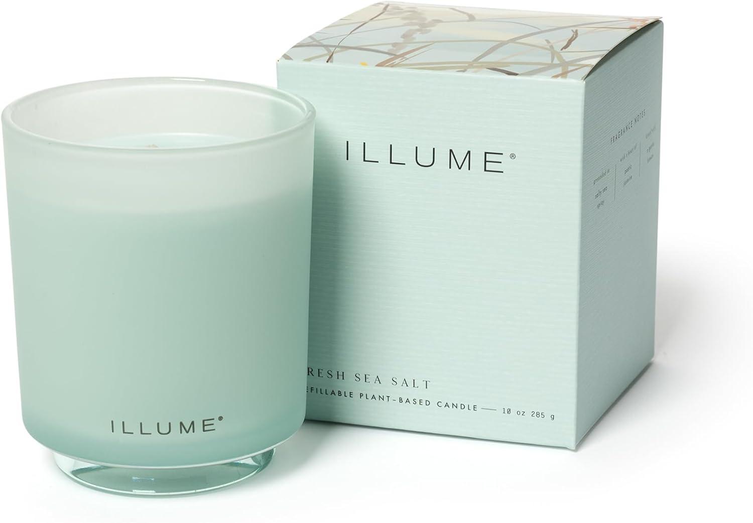 ILLUME Beautifully Done Essentials Fresh Sea Salt Statement Glass Scented Candle