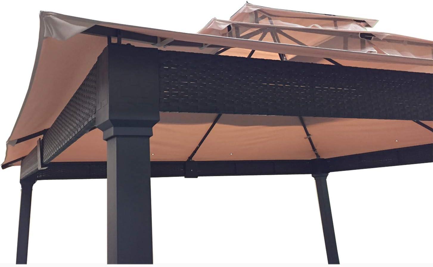 Garden Winds Beige Replacement Canopy for Gazebo