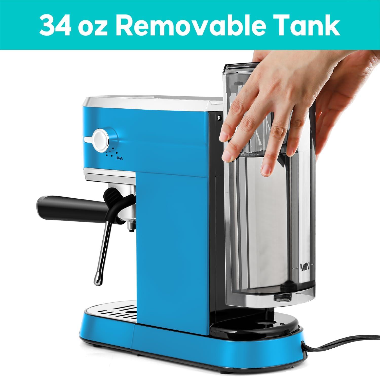 CASABREWS CASABREWS CM5418 20 Bar Espresso Machine Coffee Maker W/ Powerful Steam Wand Stainless Steel