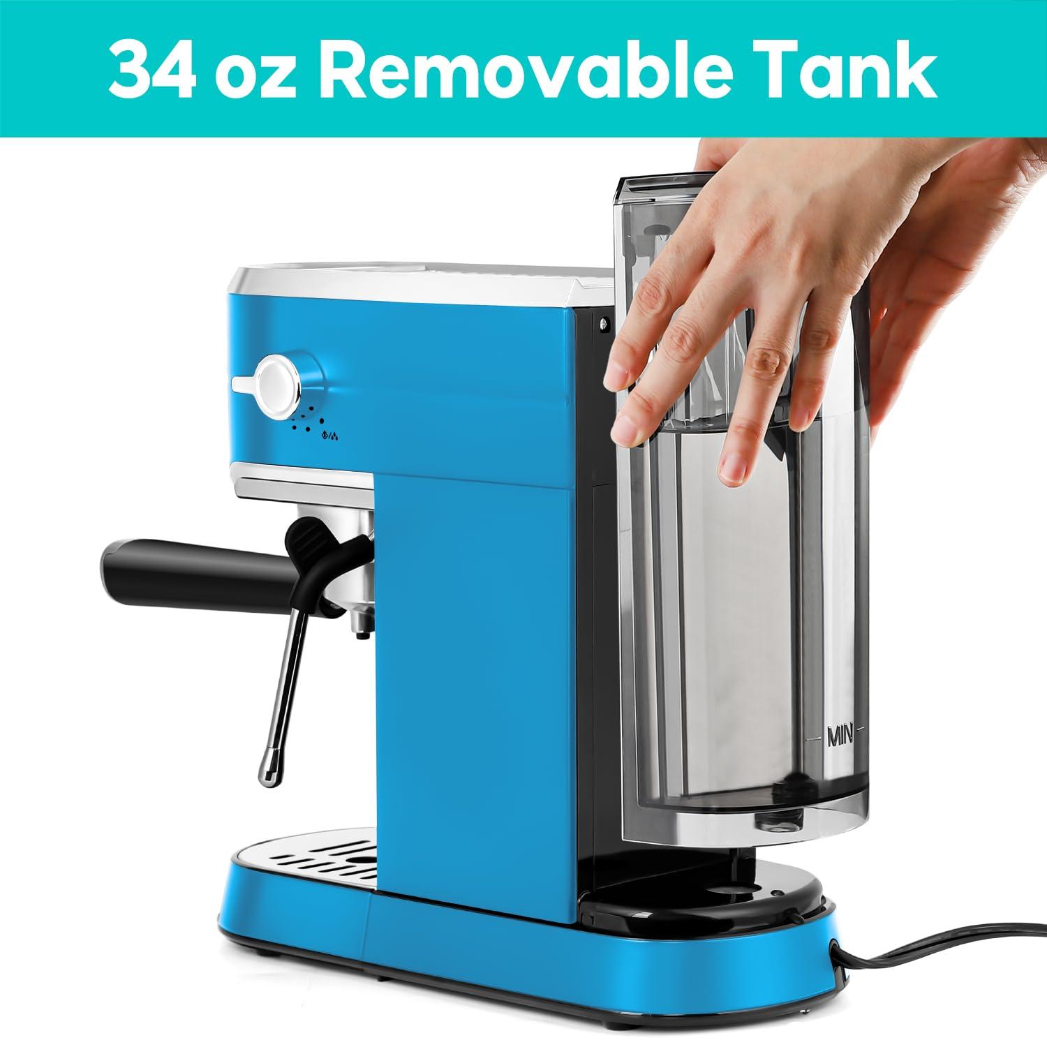 CASABREWS CASABREWS CM5418 20 Bar Espresso Machine Coffee Maker W/ Powerful Steam Wand Stainless Steel