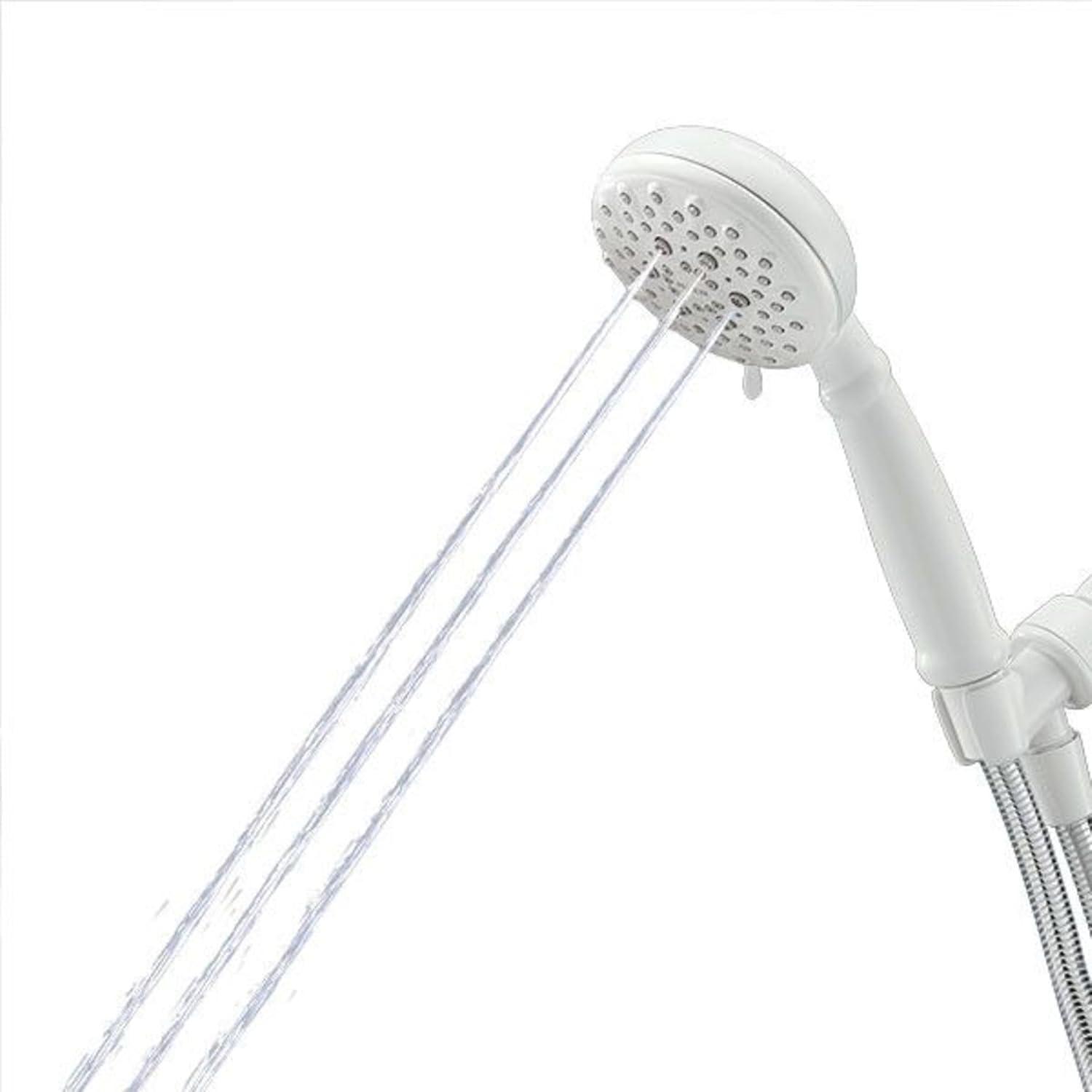 Moen Banbury White 5 settings Handheld Showerhead 1.75 gpm