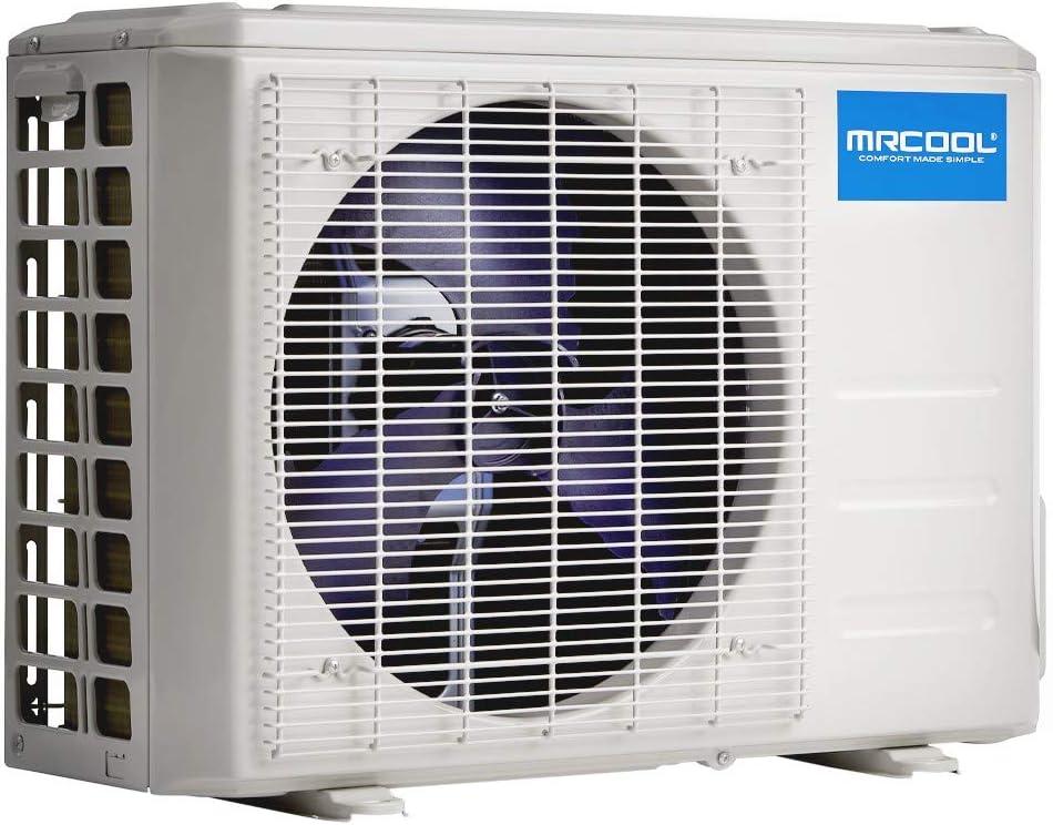 12k BTU 19 SEER White Ductless Heat Pump Split System with Remote