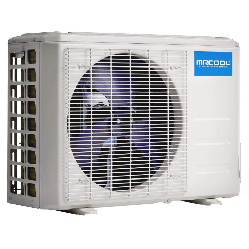 9k BTU White Ductless Heat Pump Split System with Remote