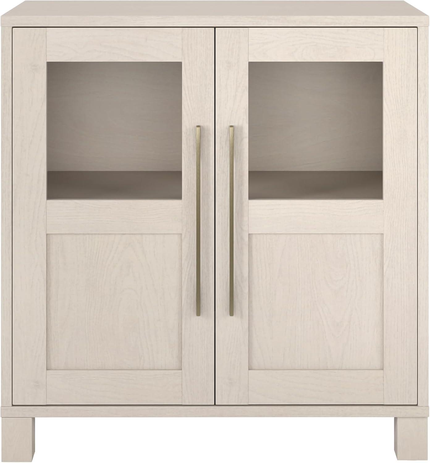 Alder White 28" Adjustable Shelving Accent Cabinet