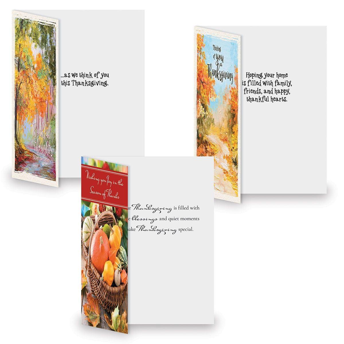 Current Family & Friends Thanksgiving Cards Value Pack - 12 Large 5 x 7-Inch