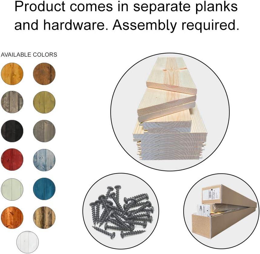 36 in. x 84 in. Mini X Series Carbon Gray Stained DIY Wood Bi-Fold Barn Door with Sliding Hardware Kit