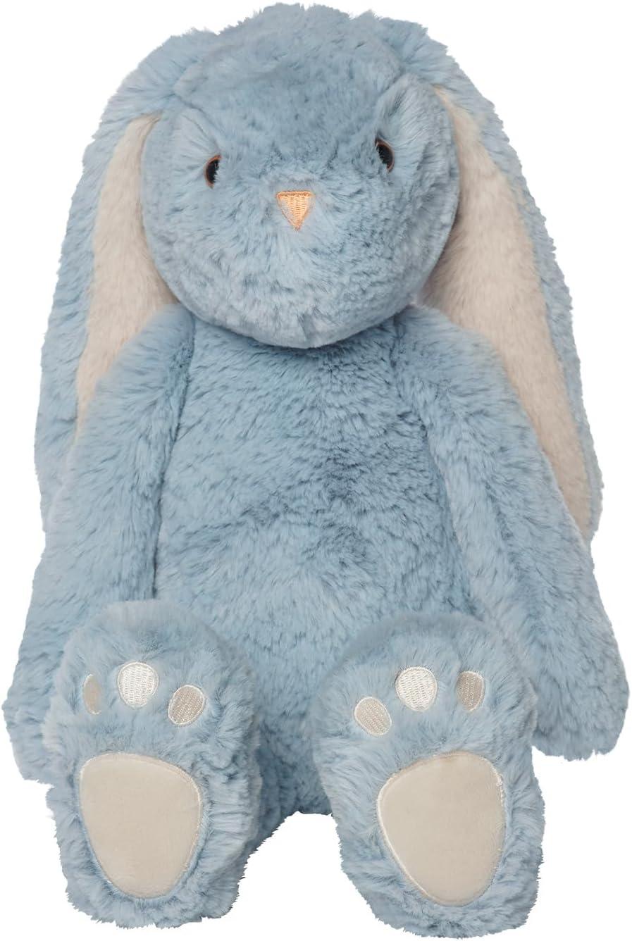 Blue and Light Apricot 12" Plush Snuggle Bunny