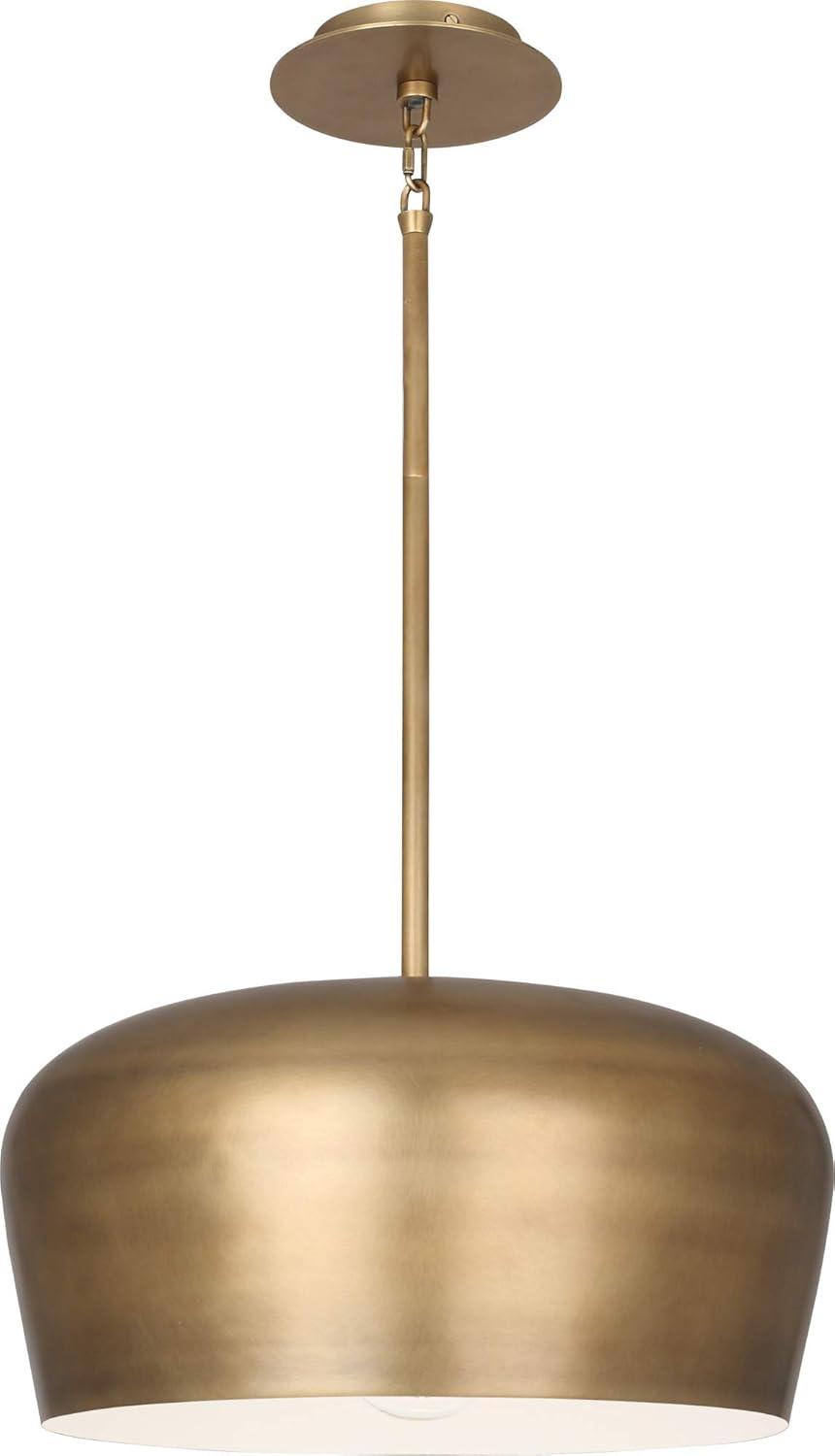 Galaxy 1 - Light Warm Brass Single Pendant