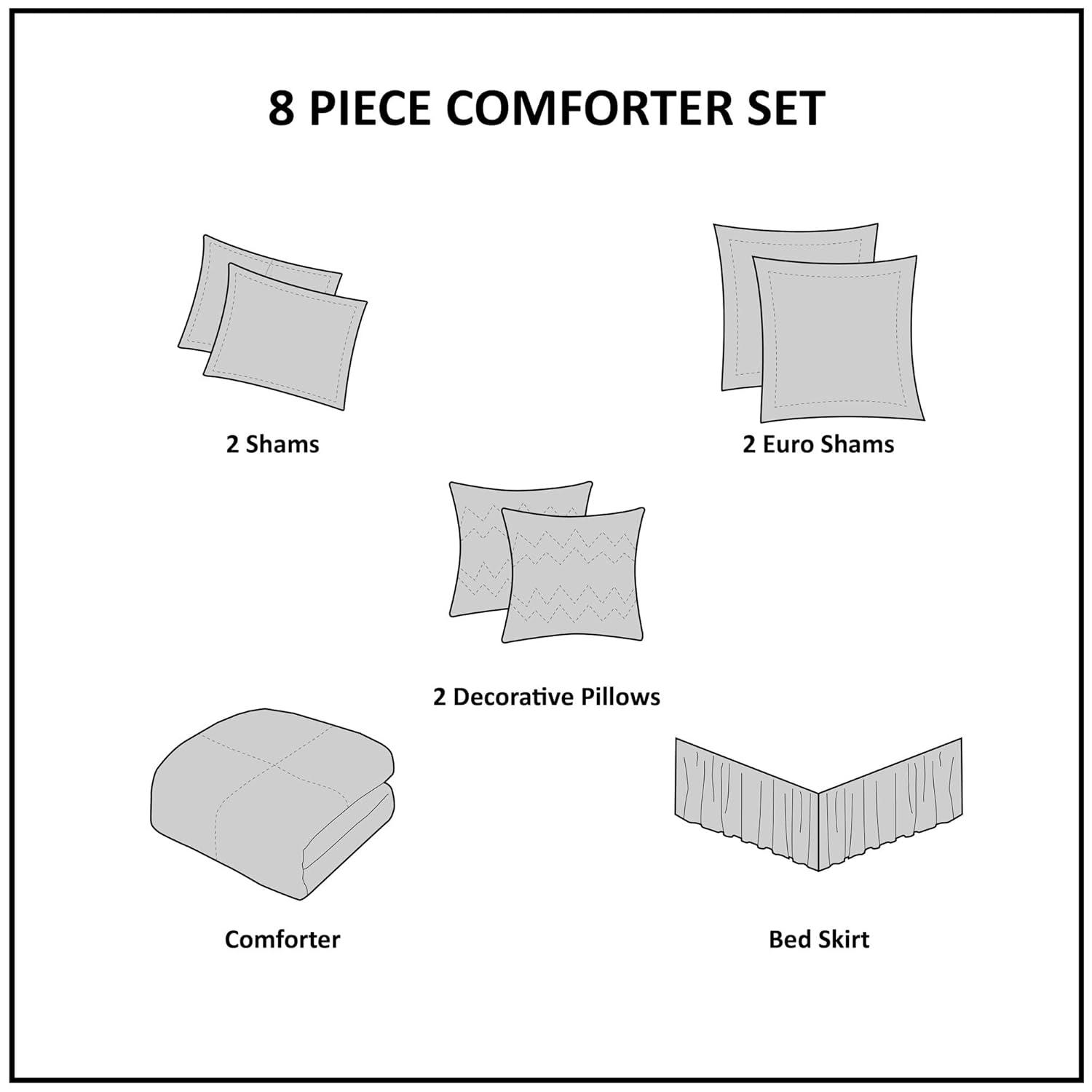 510 Design Keller 8 Piece Comforter Set