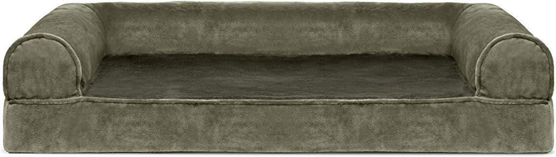 Luxe Fur & Performance Linen Sofa Bed