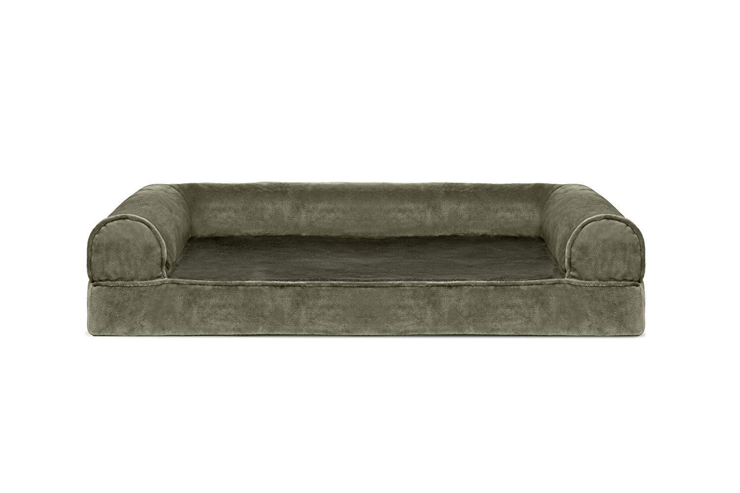 FurHaven Luxe Fur & Performance Linen Sofa Bed