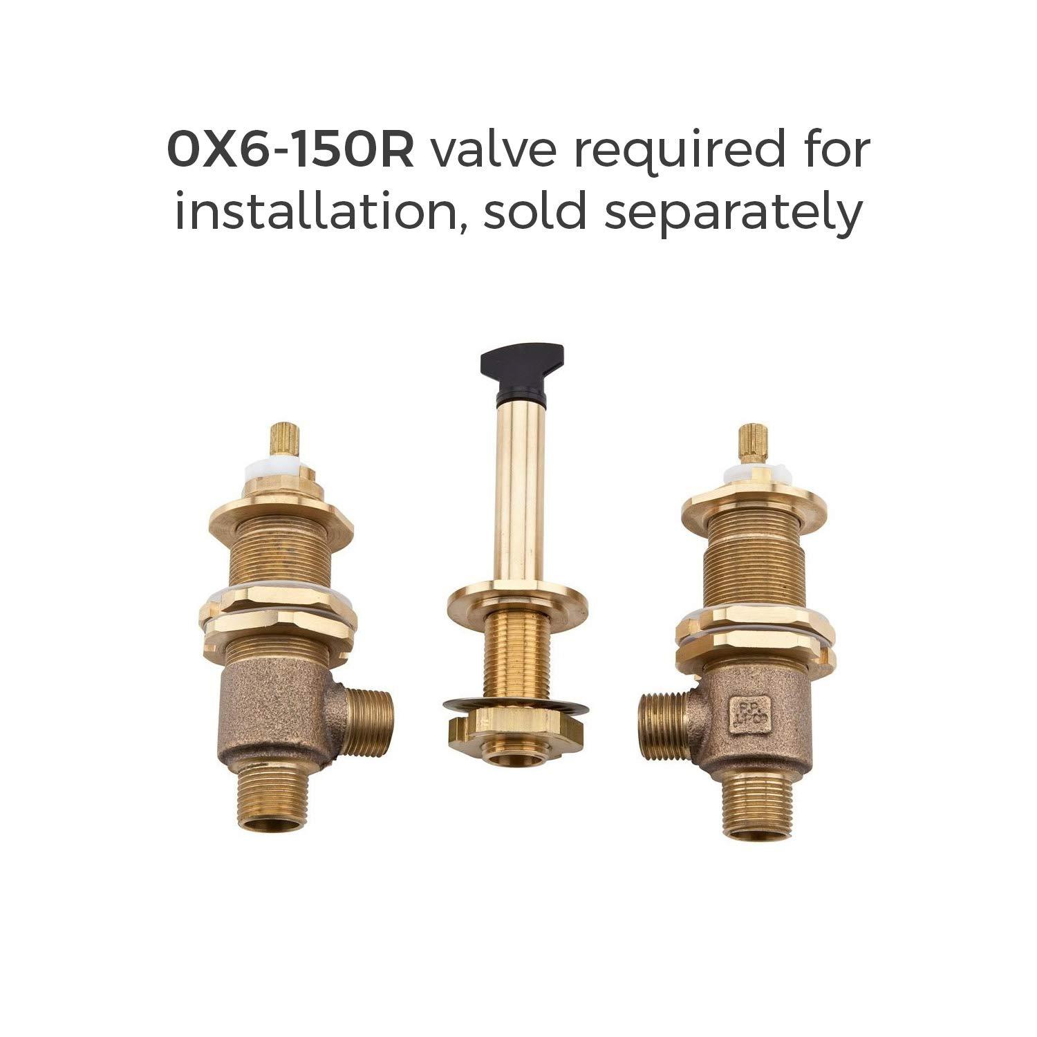 Pfister RT6-5DAB Deckard Double Handle Deck Mounted Roman Tub Faucet Trim