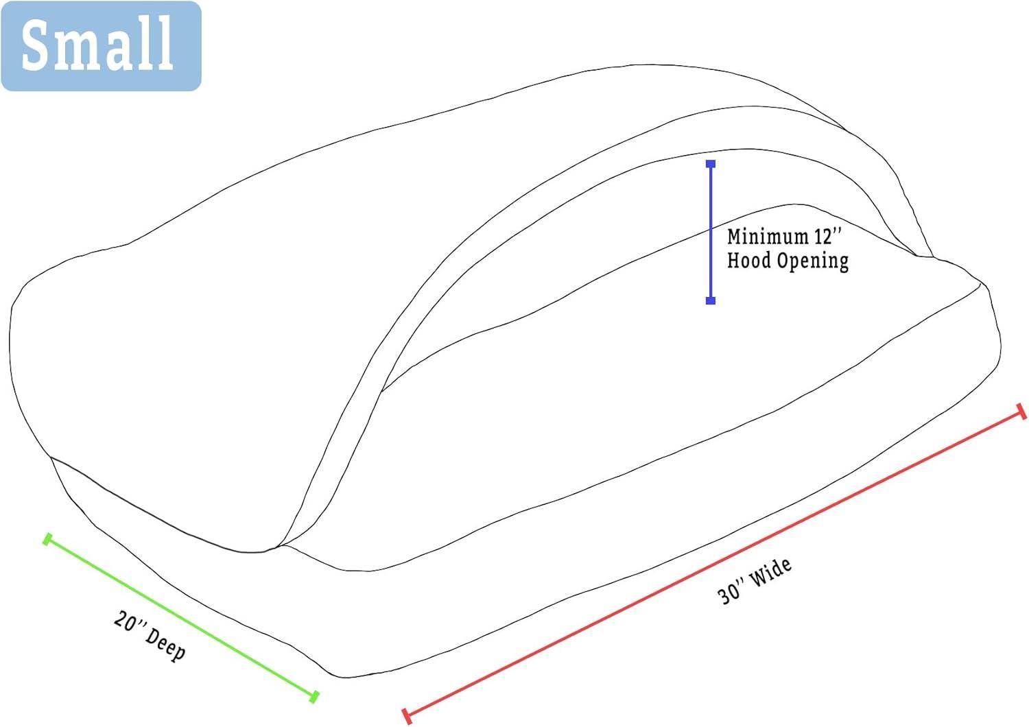 Snoozer Pet Products Snoozer Indoor/Outdoor Solarium Rectangle Cozy Cave Dog Bed - Wag Collection