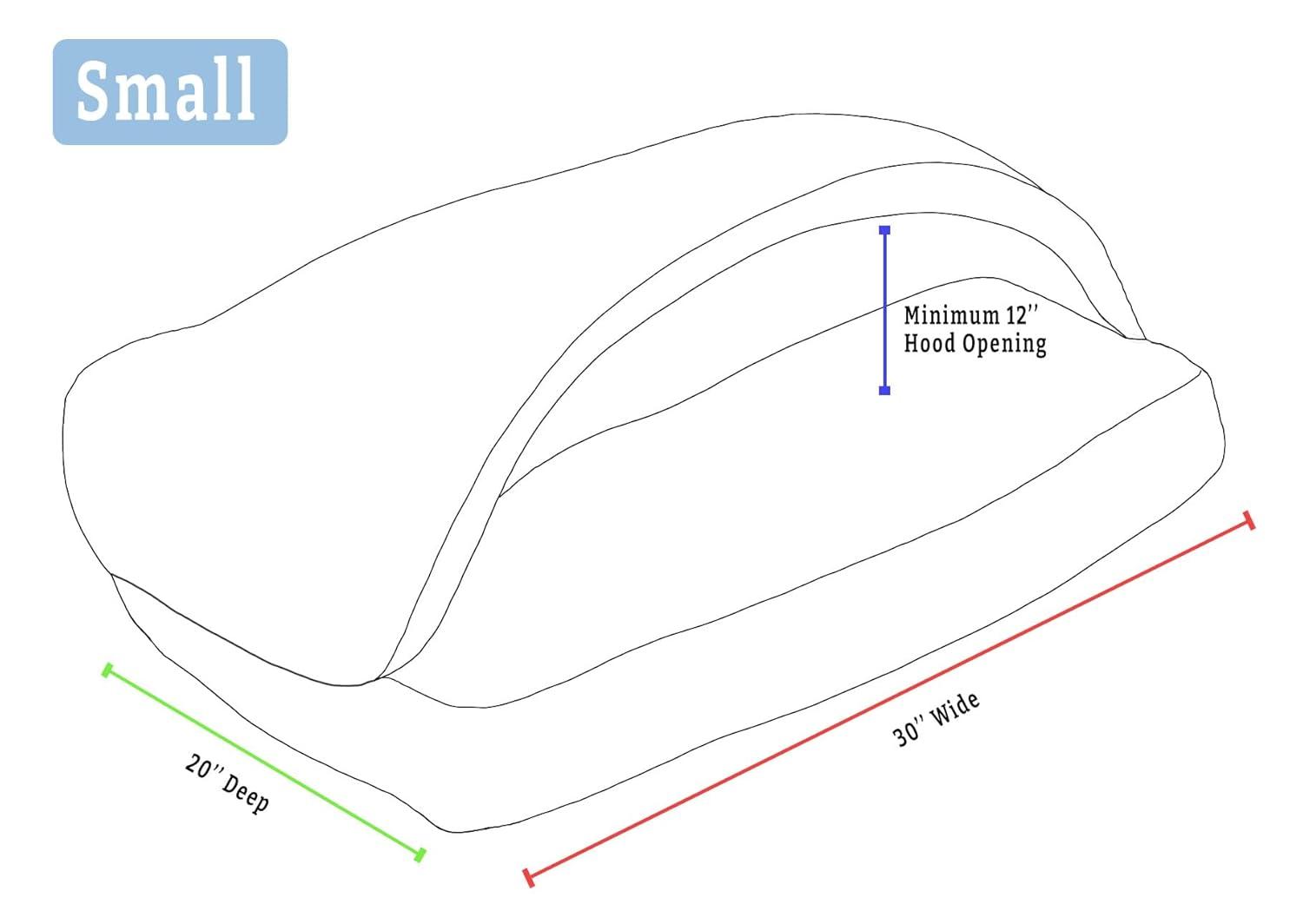 Snoozer Pet Products Snoozer Indoor/Outdoor Solarium Rectangle Cozy Cave Dog Bed - Wag Collection