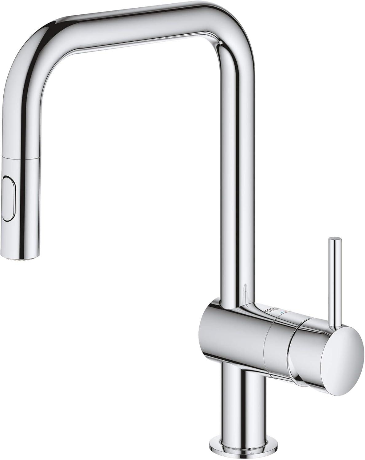 Minta® Dual Spray Pull Down Touch Single Handle Kitchen Faucet with Accessories