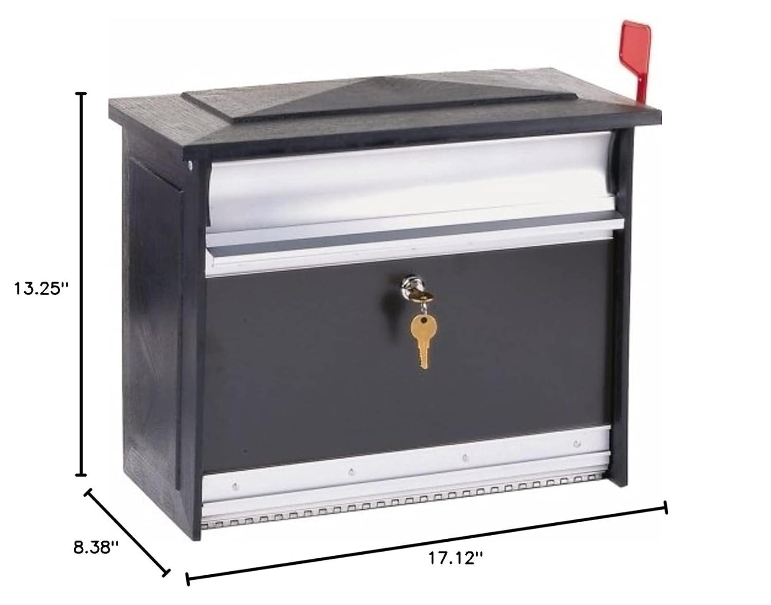 Architectural Mailboxes Mailsafe Locking Wall Mounted Mailbox