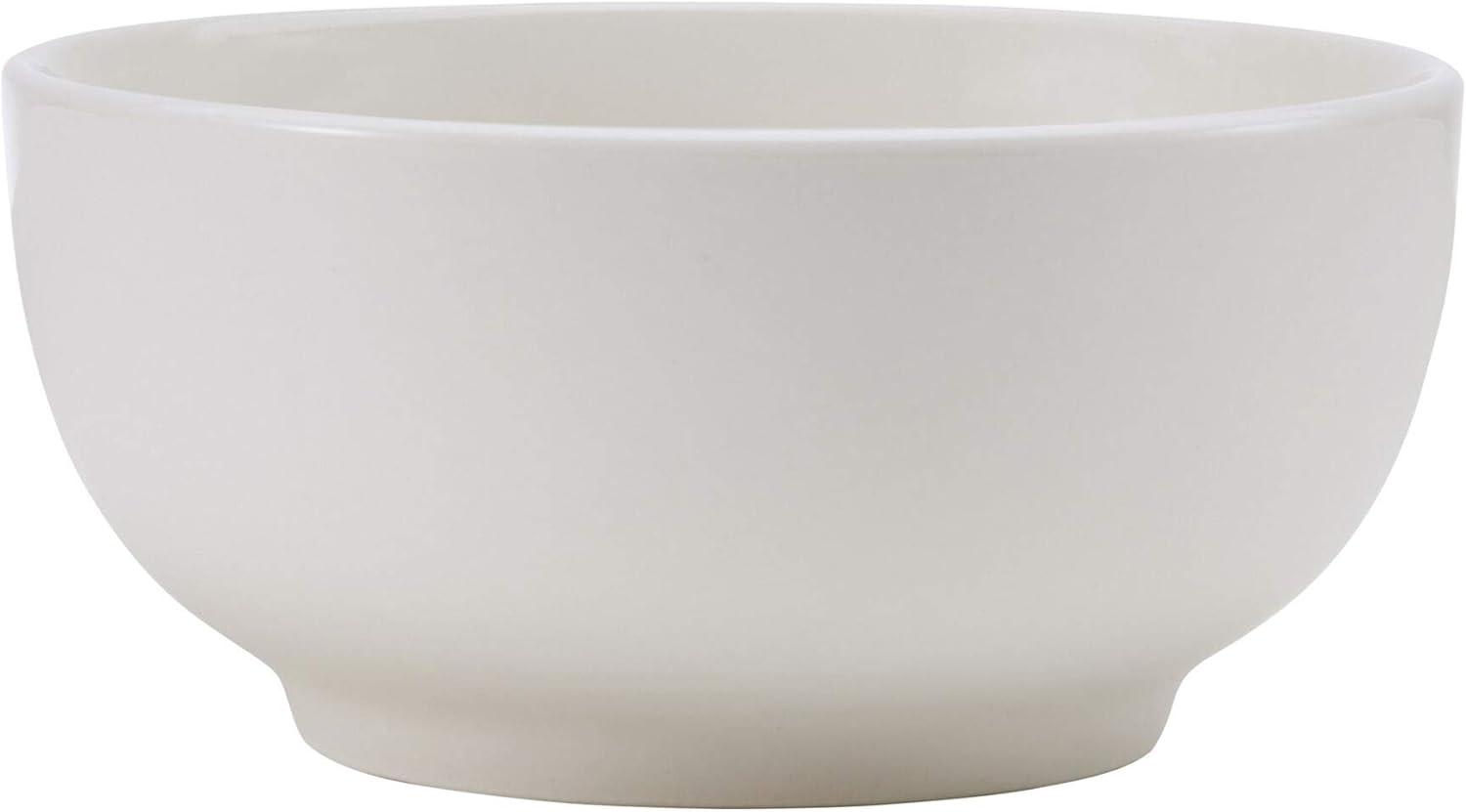 Alexis Modern White Porcelain 18-Piece Dinnerware Set for 6