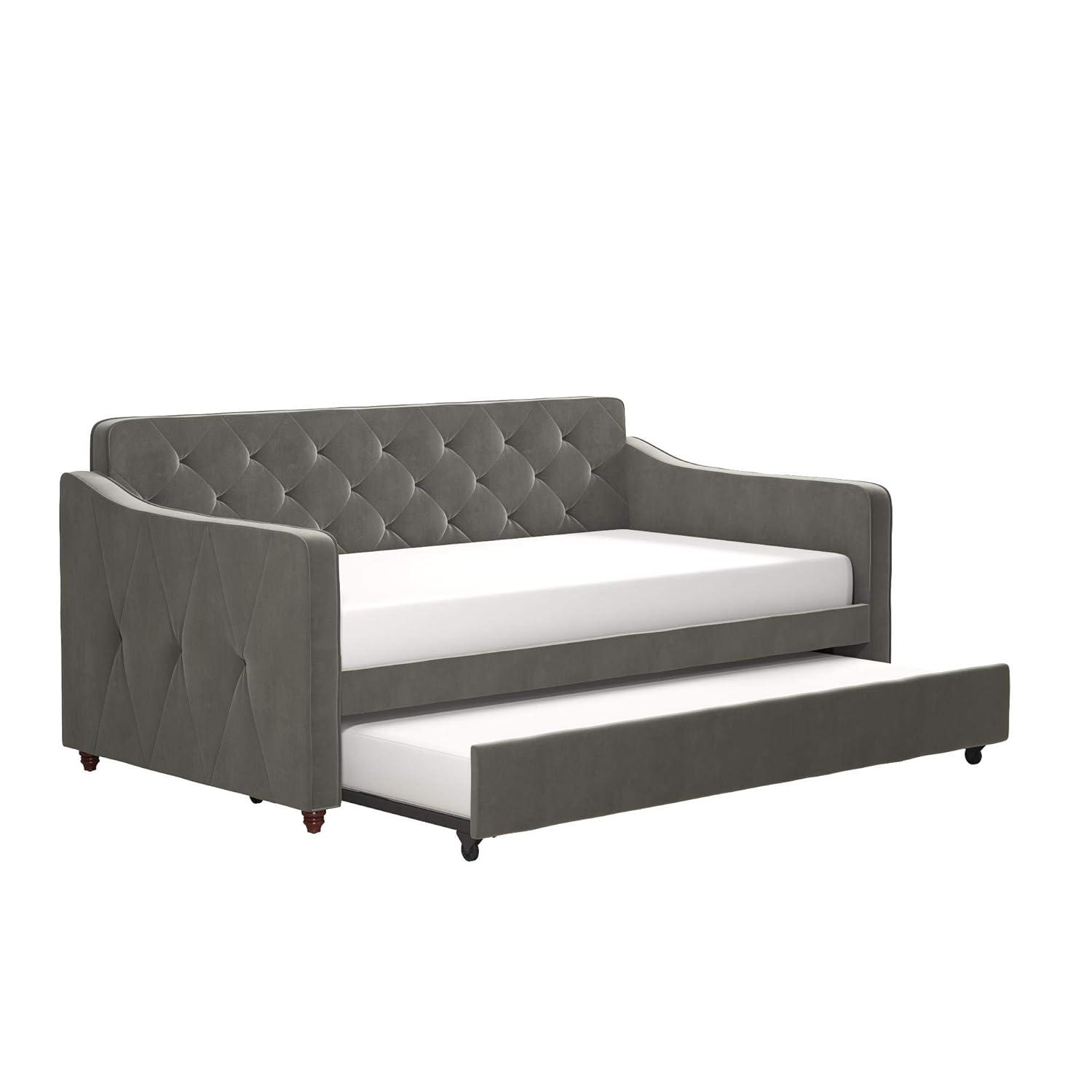 Novogratz Vintage Upholstered Daybed with Trundle