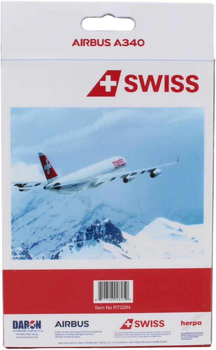 Swiss International Airliner Toy Airplane Diecast with Plastic Parts