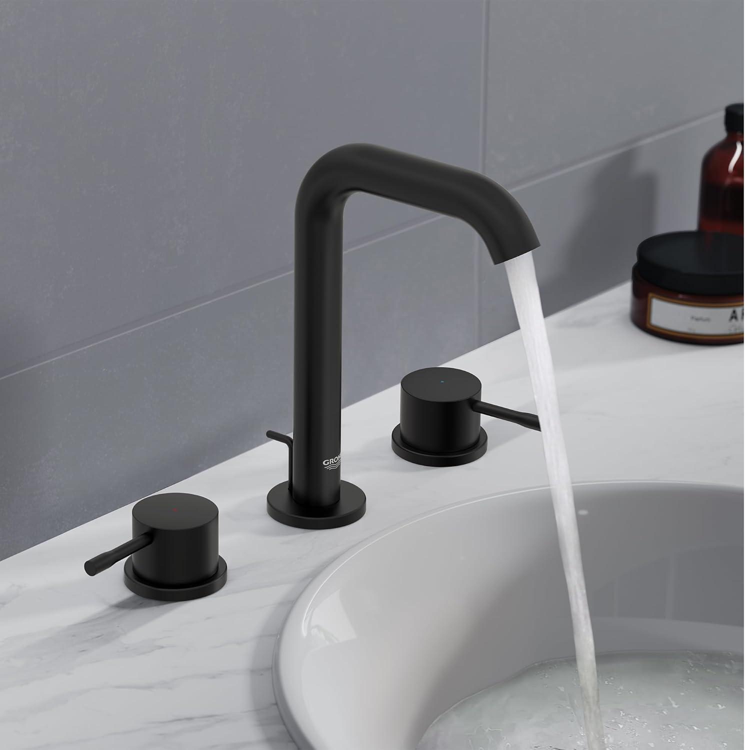 Essence New Widespread Bathroom Faucet with Drain Assembly