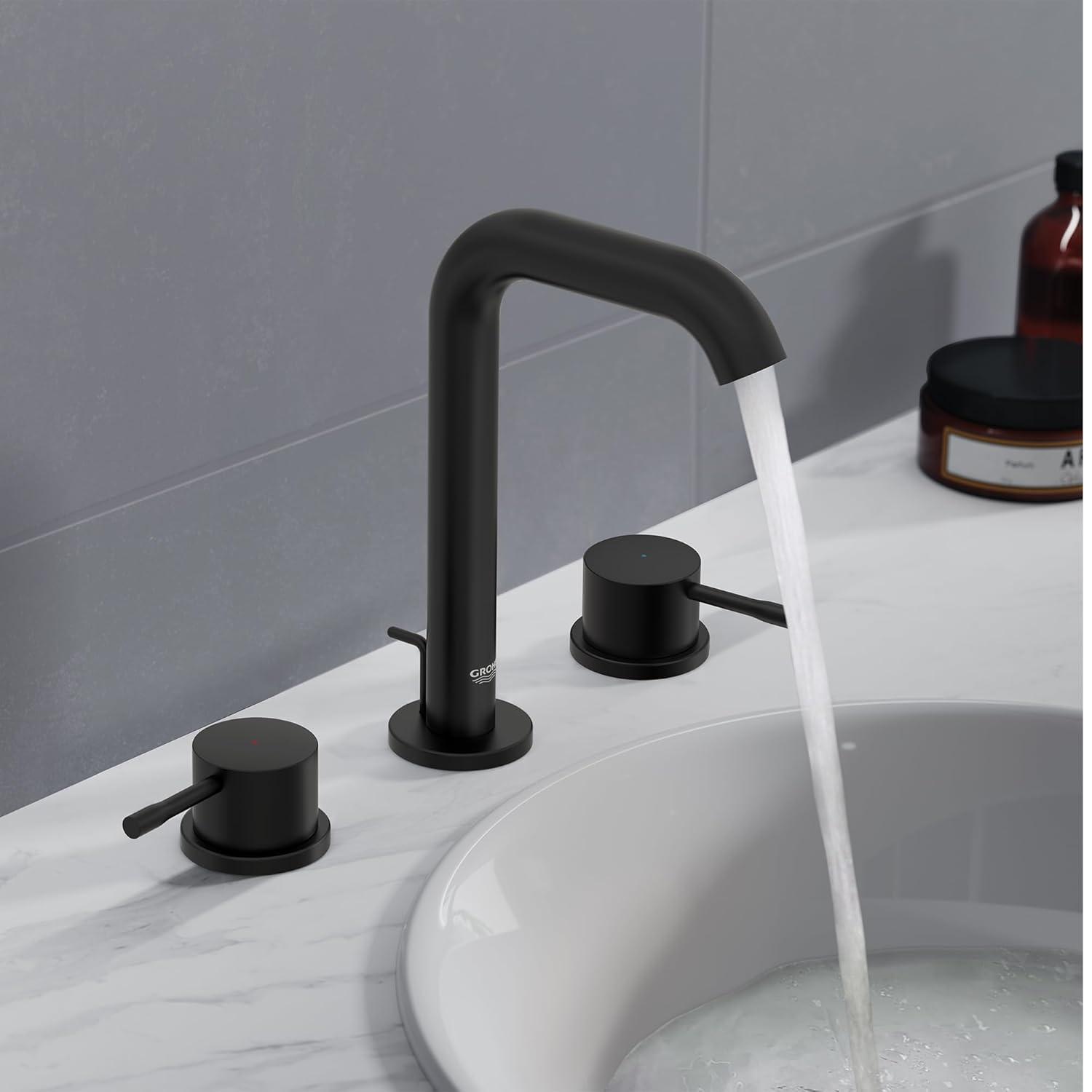 Essence New Widespread Bathroom Faucet with Drain Assembly