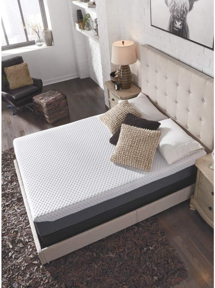 Signature Design by Ashley Chime Elite Charcoal Infused Memory Foam Mattress